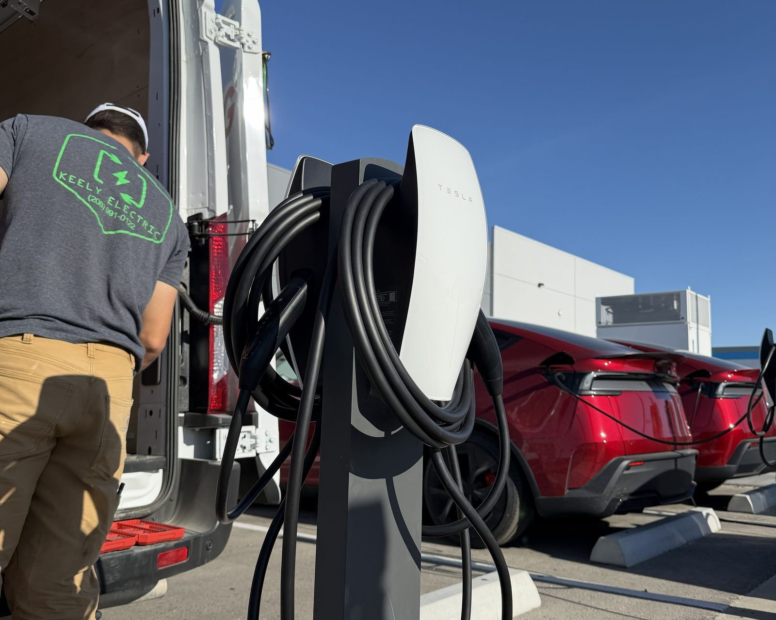 EV charger installation